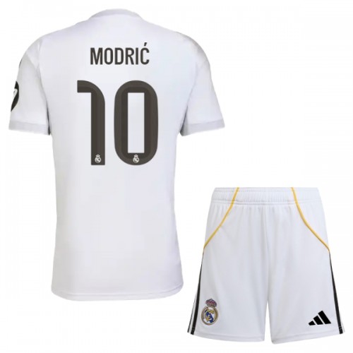 Ensemble Maillot Real Madrid Modrić 10 Domicile 2025-26 Enfant Ensemble Maillot Real Madrid Modrić 10 Domicile 2025-26 Enfant